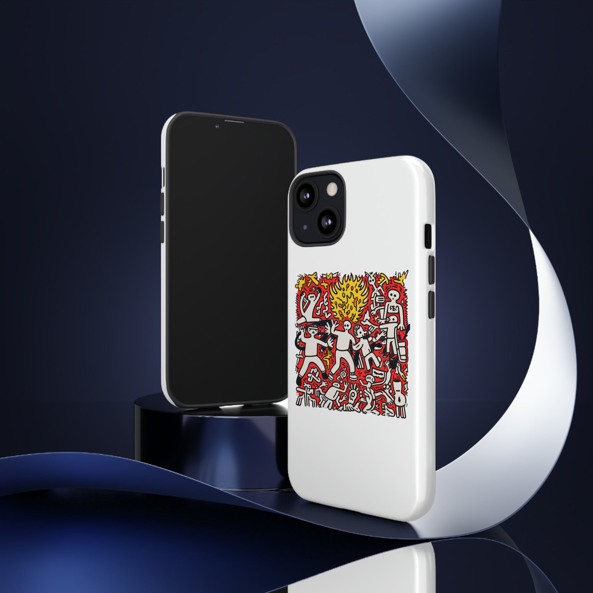 Urban Pulse: The vision of Peaceful Rebellion | iPhone Case
